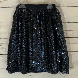Children’s Place Navy Sequin Skirt size 14